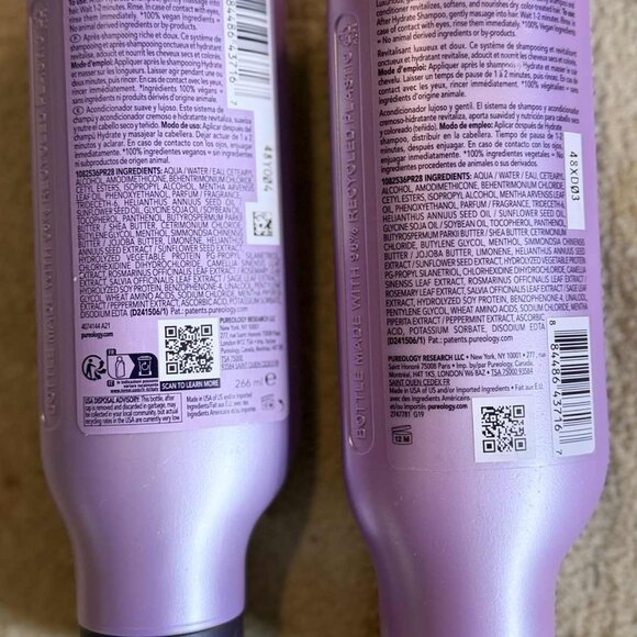ALREADY SOLD!!!! Pureology Hydrate 9 oz. Shampoo & Conditioner Duo Bundle - Picture 6 of 6